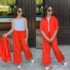 Ensemble Pantalon rose