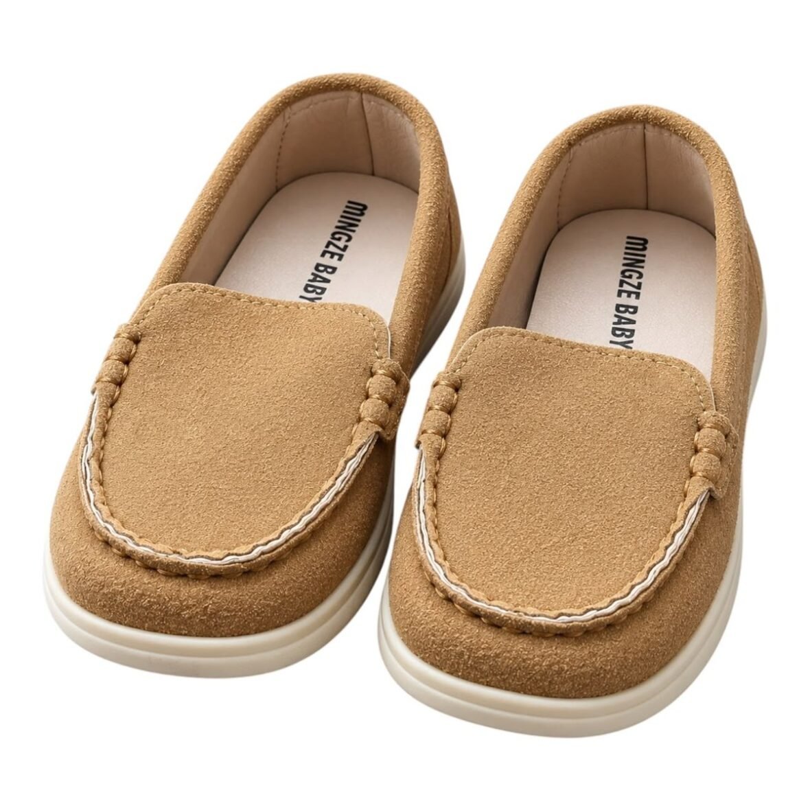 Mocassins en daim marron
