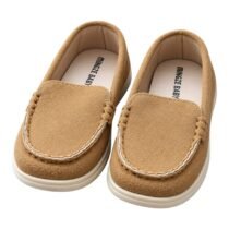 Mocassins en daim marron
