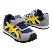 Baskets Sport bleu et jaune