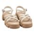Sandales à brides croisées blanches