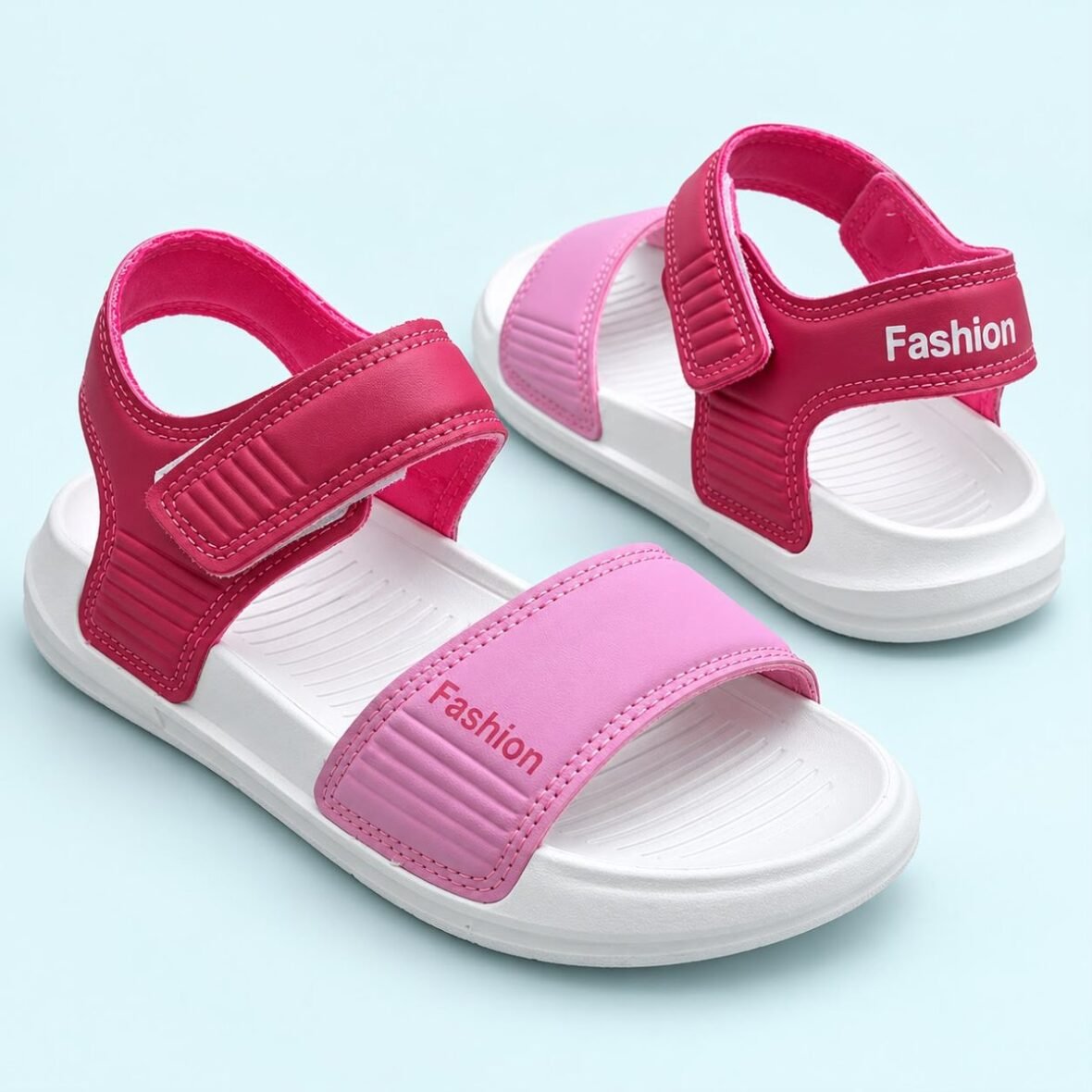 Sandales sport roses