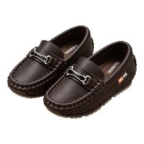Mocassins à boucle marron