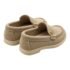 Mocassins beiges à surpiqûres