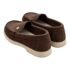 Mocassins marron à surpiqûres
