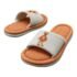 Pantoufles ourson orange